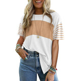 LUNA - Everyday Breathable Stripe Crewneck