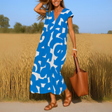Layla - Flowing dress with V-neck