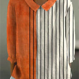 Chloe - Bold Contrast Stripe Blouse