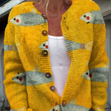 Kelsey - Vintage Knit Cardigan Sweater