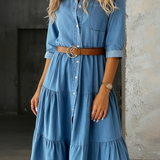 Willow - Casual Elegant Denim Dress