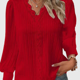 Ruby - Elegant Pullover Blouse