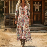 Emery - Casual Long Sleeve Dress with Vintage Inspiration