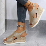 Luna - Relaxed Wedge Sandals