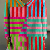 Morgan - Geometric Colourplay Blouse