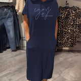 Gabriella - Casual Hoodie Dress