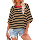 ROSALIE - Trendy Loose Fit Summer Crewneck Top