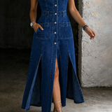 Kylie - Open Front Vest Dress