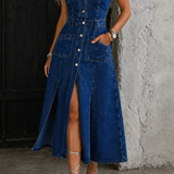 Kylie - Open Front Vest Dress