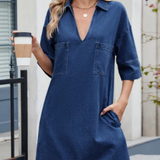 Bree - Casual Denim Dress