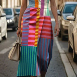Amelia - Sleeveless Printed Dress