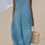 Sadie - Textured Sleeveless Maxi Dress