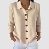 Genevieve - Soft Button-Up Knit Cardigan