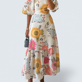 Sophia - Floral Midi Dress