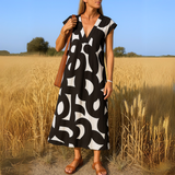 Layla - Flowing dress with V-neck