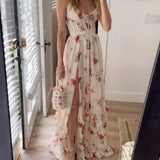 Keira - Floral Pattern Midi Dress