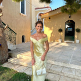 Megan - Maxi Dress in Satin