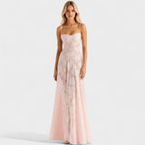 Kaylee - Maxi dress in floral lace