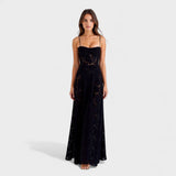 Kaylee - Maxi dress in floral lace