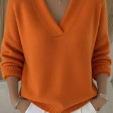 Linda | Relaxed V-Neck Sweater