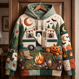 Autumn Ghost Camper Hoodie