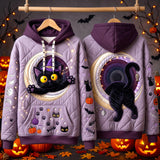 Spooky Moonlit Cat Hoodie
