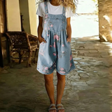 Vanessa - Floral Denim Jumpsuit