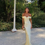 Megan - Maxi Dress in Satin