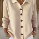 Gloria | Shawl Collar Button Cardigan