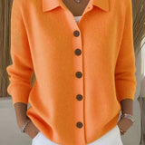 Gloria | Shawl Collar Button Cardigan