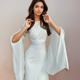 Macy - Long Satin Dress