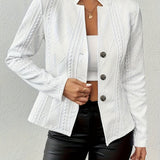 Lyla - Sculpted Button Jacket