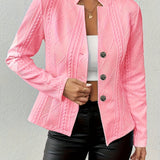 Lyla - Sculpted Button Jacket