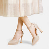 Brenda Leather Heels