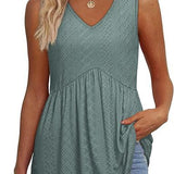 CECILIA - Effortless Flowy Sleeveless Tank Top
