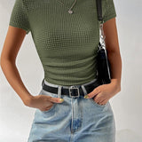 CORA - Women Sleek Slim-Fit Tee