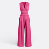 Aaliyah - Chic Sleeveless Jumpsuit with Wide Legs