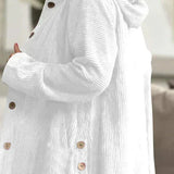 Abigail - Corduroy Hooded Cardigan
