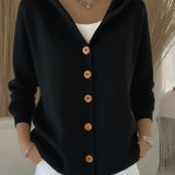 Doris | Hooded Knit Cardigan