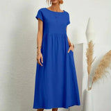 Hazel - Midi Dress with Pockets