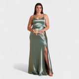 Tara - Long Satin Dress