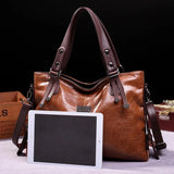Leah - Women Refined Soft Leather Tote Bag