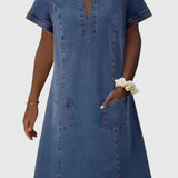 Ellie - Elegant Denim Dress