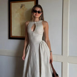 Stephanie - Elegant Midi Dress