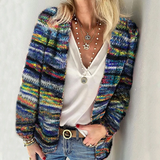 Caroline - Cozy Multicolor Cardigan