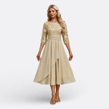 Dawn - Lace Dress with Short Sleeves