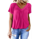 AMARA - Women Casual V-Neck Top