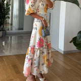 Sophia - Floral Midi Dress