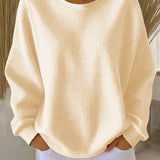 Diane | Classic Waffle Knit Sweater