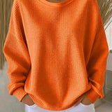 Diane | Classic Waffle Knit Sweater
